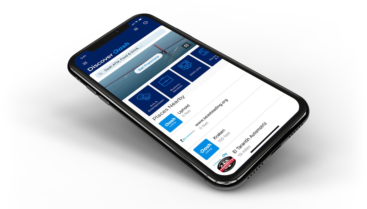 Discover Dash App Be Empowered To Find Dash Businesses Near You